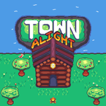 Town Alight Image