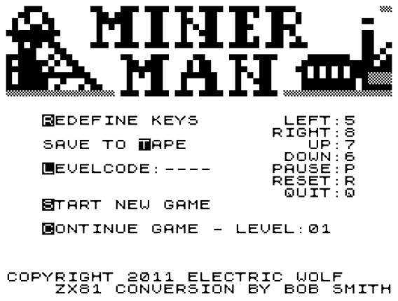 Miner Man Game Cover