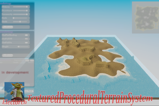 Textured Procedural Terrain System Game Cover