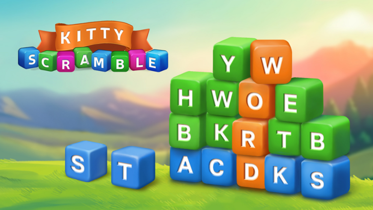Kitty Scramble: Word Stacks Game Cover