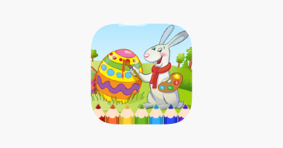 Easter Bunny Coloring Book - Painting Game for Kid Image