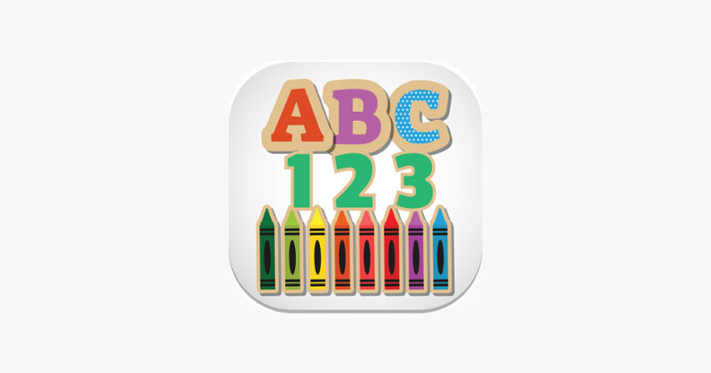 English ABC 123 Alphabet Number Tracing for Kids Game Cover
