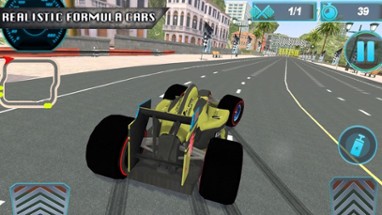 Formula Car Driving Image