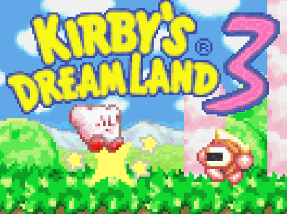 Kirby's Dreamland 3 - A Scrolling Platformer Game Cover