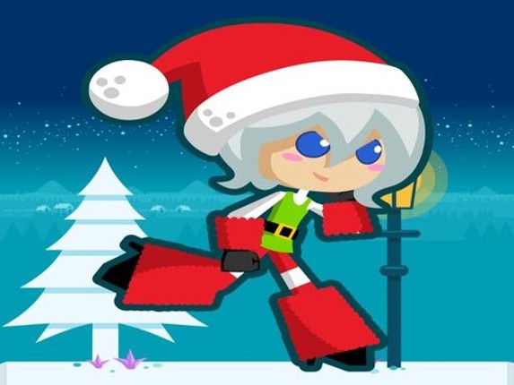 Santa Girl runner Game Cover