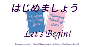 Hiragana and Katakana Matching Game Image