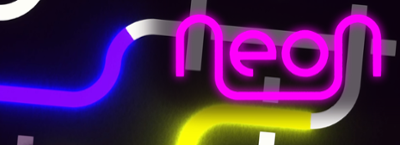 Neon Pipes Puzzle Image