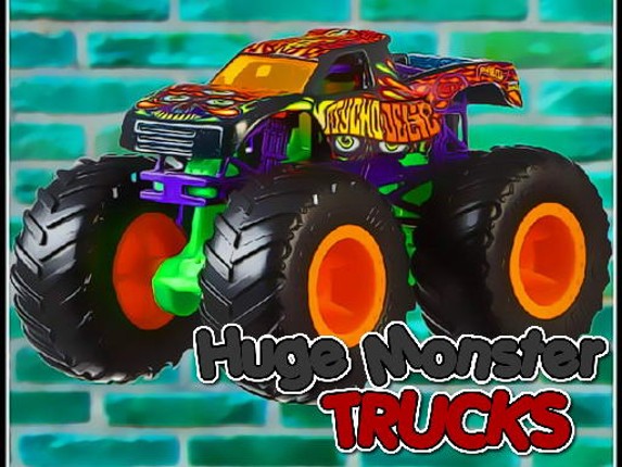 Huge Monster Trucks Game Cover