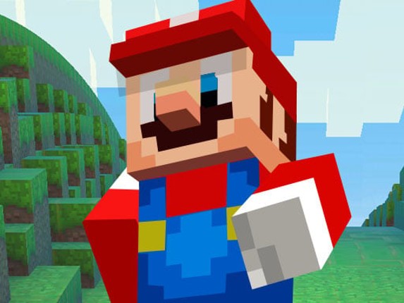 Super Mario MineCraft Runner Game Cover