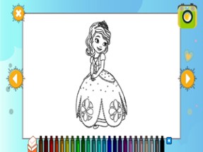Princess Coloring Book Fun App Image
