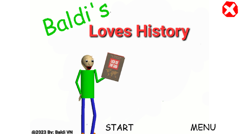 Baldi's Basics Loves History Game Cover