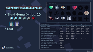 SprintSweeper - A Pace-Focused MineSweeper made with PyGame! Image