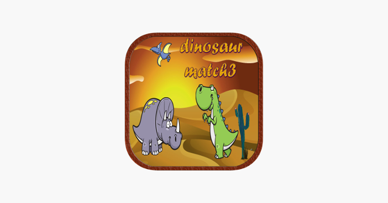 Dinosaur Match3 Games matching pictures for kids Game Cover