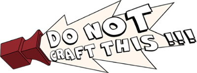 Do not craft this ! Image