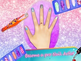 Fashion Nail Art Salon Games Image