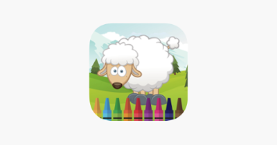 My farm animal coloring book games for kids Image