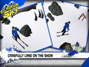 Real Mountain Ski Game Image