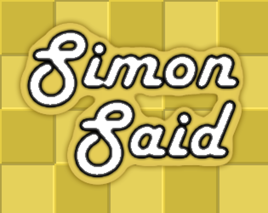 SIMON SAID Game Cover
