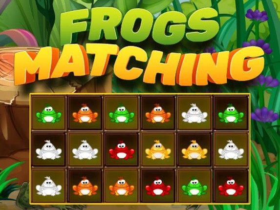 Frogs Matching Game Cover