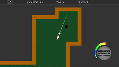 Golfing Over Image