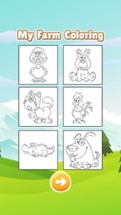 My farm animal coloring book games for kids Image