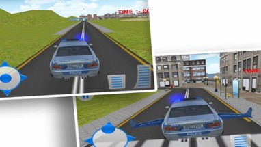 City Police Car Driver - Fly Car Image