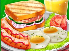 3D Breakfast Prapare Image
