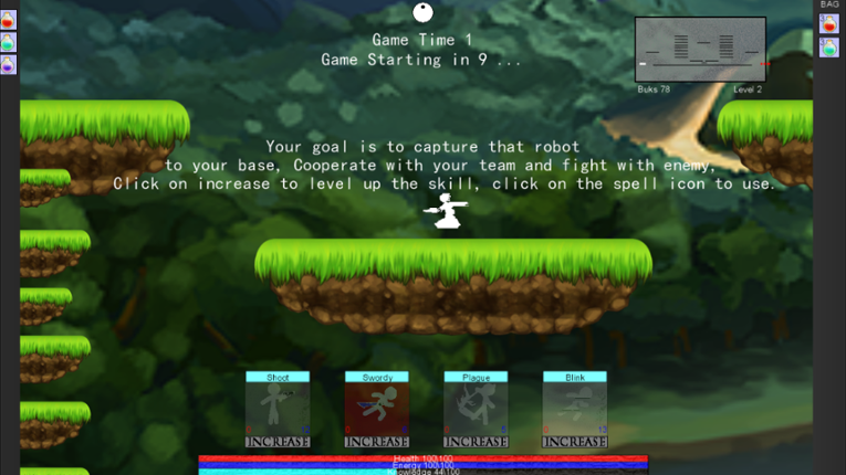 Platformer Fighting - GameMaker Source Code Game Cover