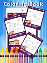 Preschool Easy Coloring Book - tracing abc coloring pages learning games free for kids and toddlers any age Image