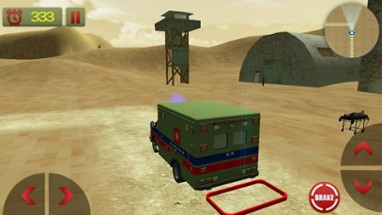 US Army Ambulance Rescue Game Image