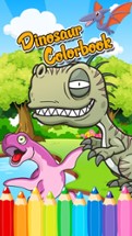 Dinosaur Dragon Coloring Book : Dino Drawing, Animal Paint And Color Image