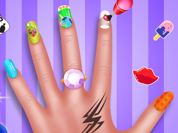 Fashion Nail Salon Makeover Game Cover