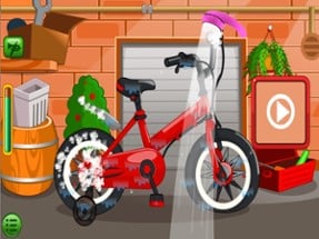 Clean Up, Bike Car Wash Games Image