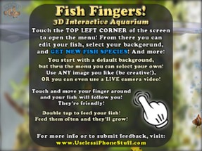 Fish Fingers! 3D Interactive Aquarium FREE Image