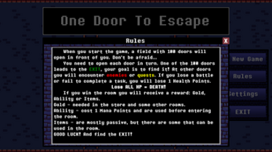One Door To Escape Image
