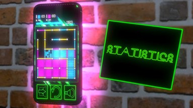 Dots And Boxes Neon Timbiriche Image