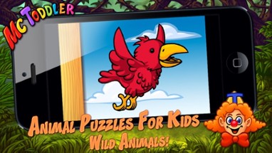 Free Wild Animal Puzzles for Kids and Toddlers Image