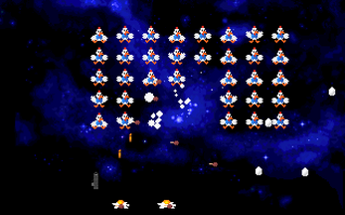 Chicken Invaders DOS Version Fanmade Remake Image