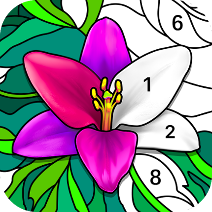 Daily Coloring Paint by Number Game Cover