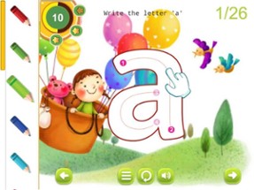 ABC Tracing English Alphabet Letters for Preschool Image