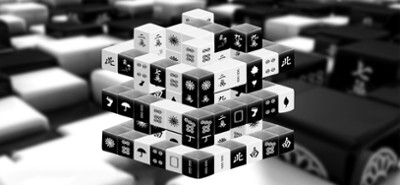 Black &amp; White Mahjong 3D Image