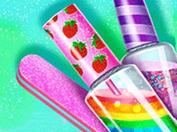 Candy Nail Art Fashion Salon Game Cover