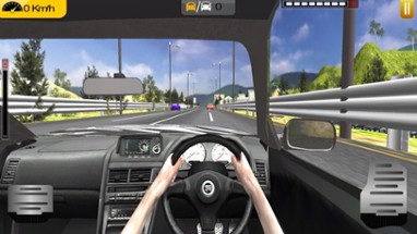 In Car Highway Driving Image