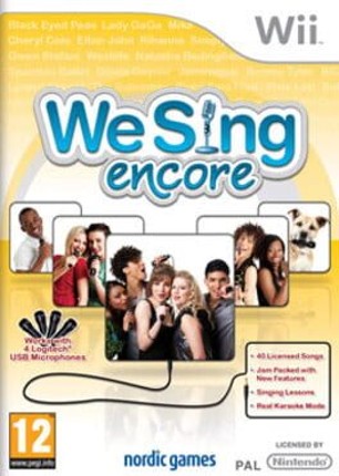 We Sing Encore Game Cover