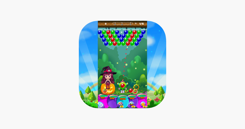 Bubble Shooter Flower World Game Cover