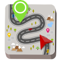 GPS Route Finder Navigation Image