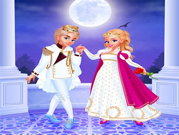 Cinderella & Prince Charming - Dress Up Game Cover