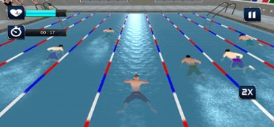 Real Water Swimming Pool Race Image