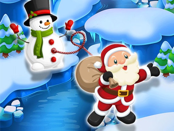 Santa SnowMan Jump Game Cover