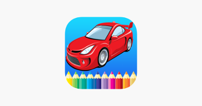 Sport Car Coloring Book Drawing Vehicles for Preschool Boys Image